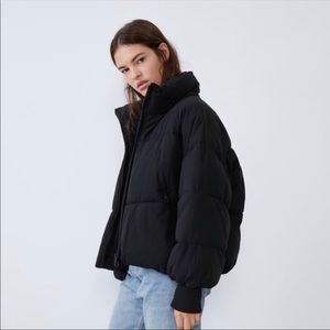 Zara oversized puffer jacket last season
